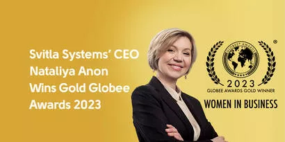 Svitla CEO Wins Gold at 2023 Globee Awards for Women in Business