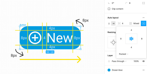 Hacks creating designs with Auto Layout and Variants in Figma