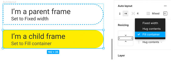 Hacks creating designs with Auto Layout and Variants in Figma