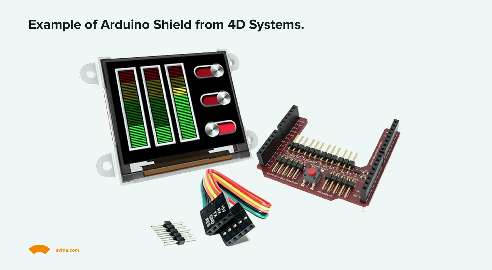 Example of Arduino Shield from 4D Systems