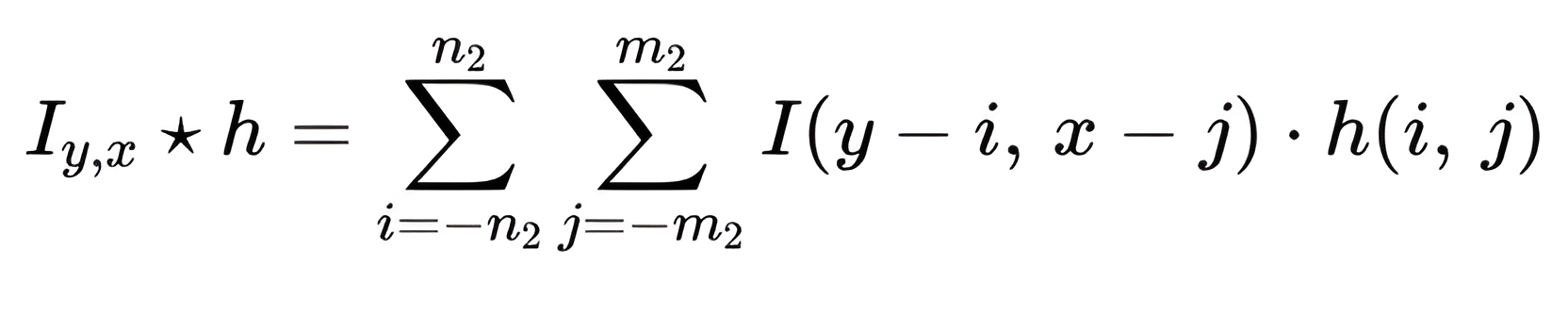 Convolution process formula