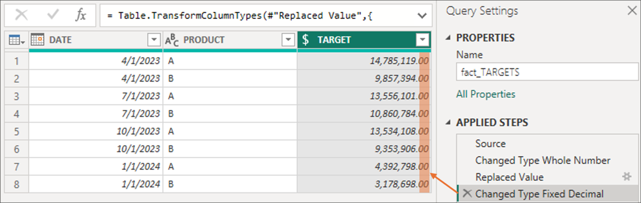 Fixed decimal number