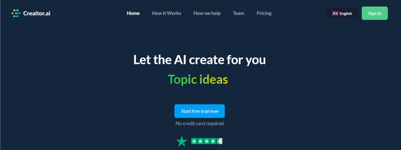 AI writing tool Creaitor.ai