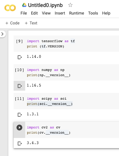 Running numpy, scipy and opencv on Jupyter Notebook