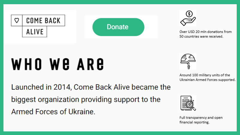 Charitable Foundation Come back alive