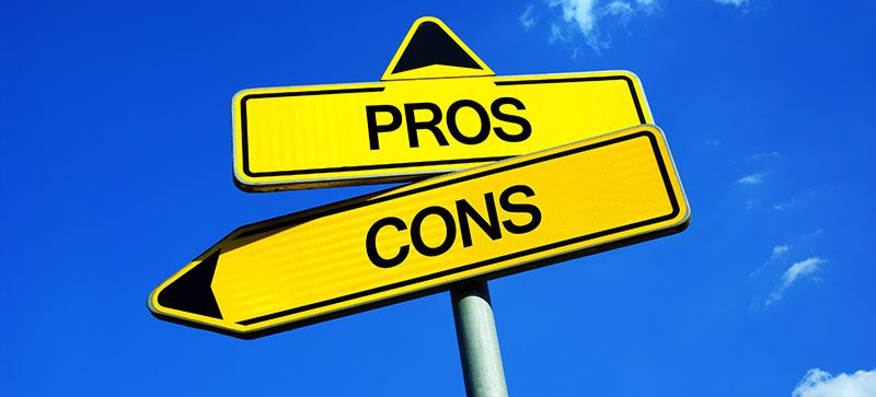 Pros and Cons Sign