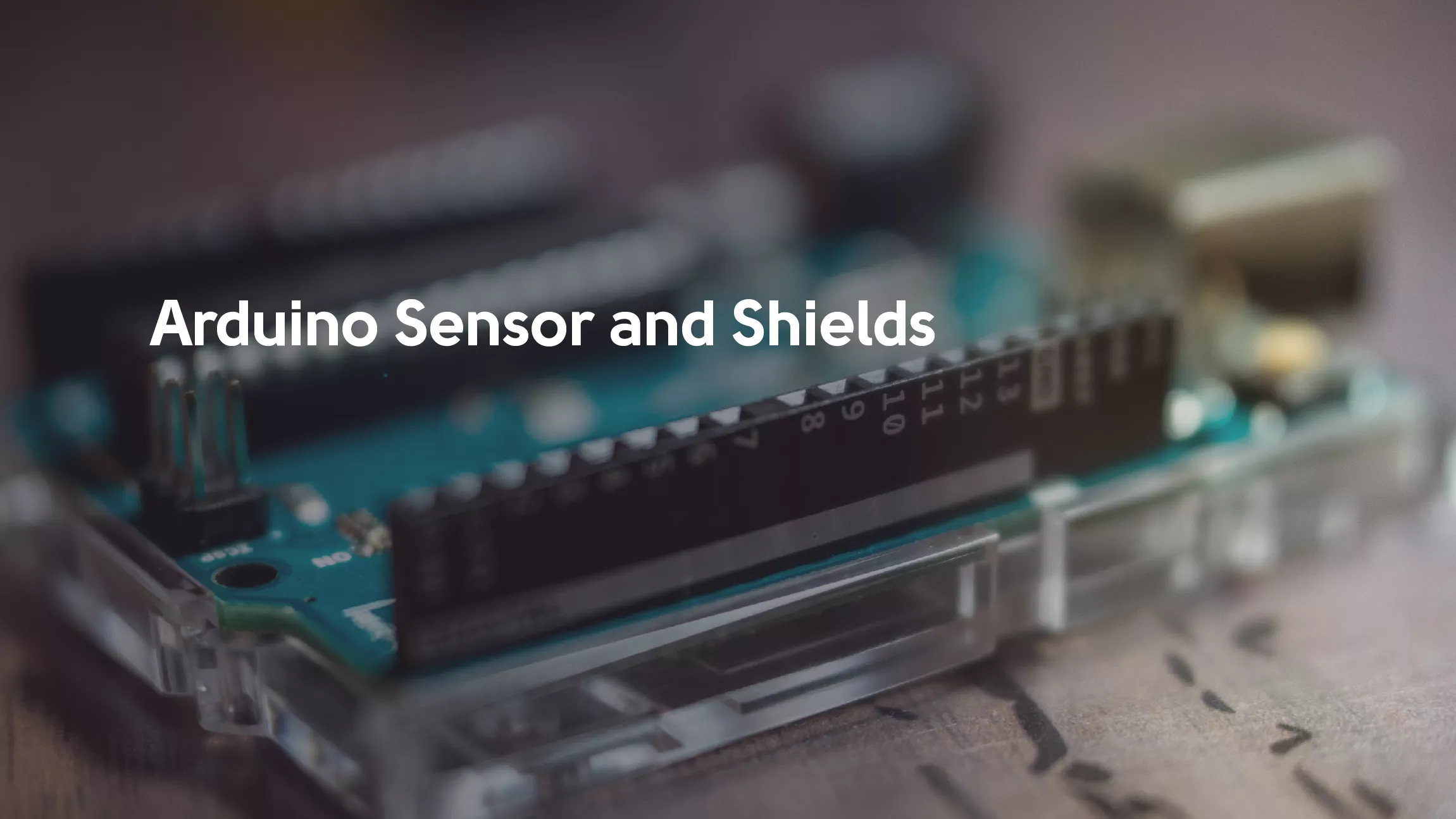 Arduino sensors and shields