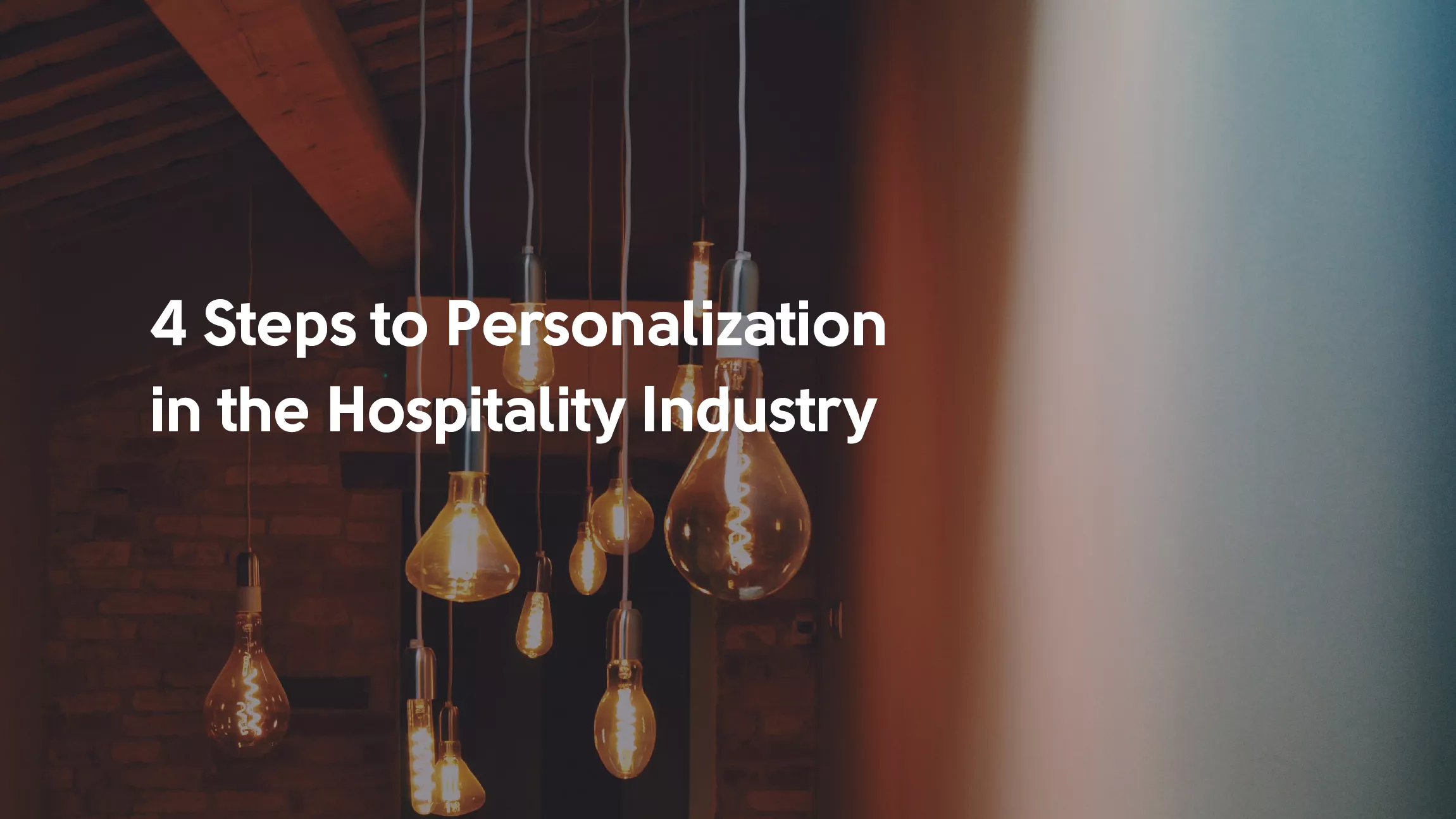 Personalization in the hospitality industry