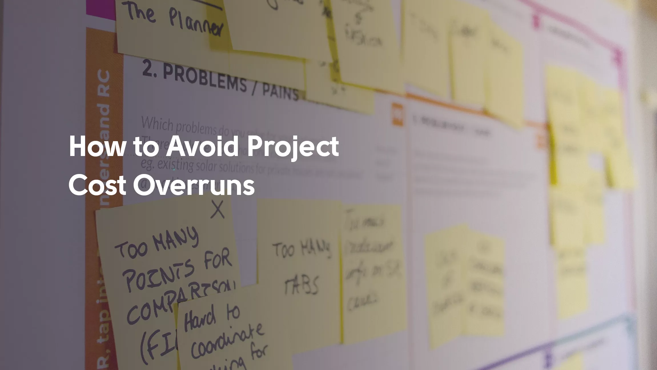 how to deal with project cost overruns