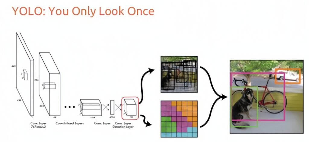 An example of how the YOLO algorithm works