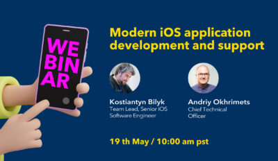 Modern iOS application development and support