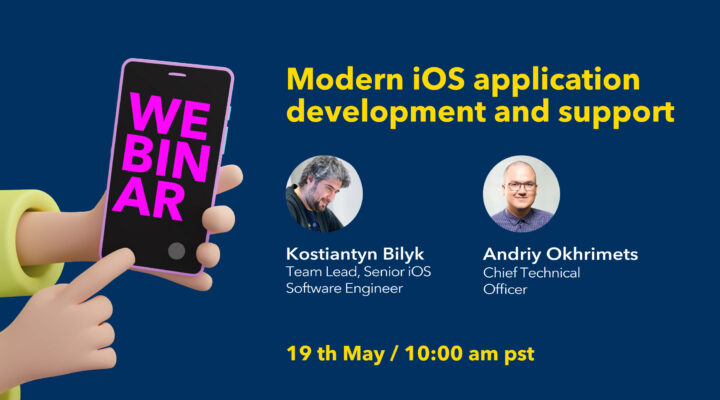 Modern iOS application development and support