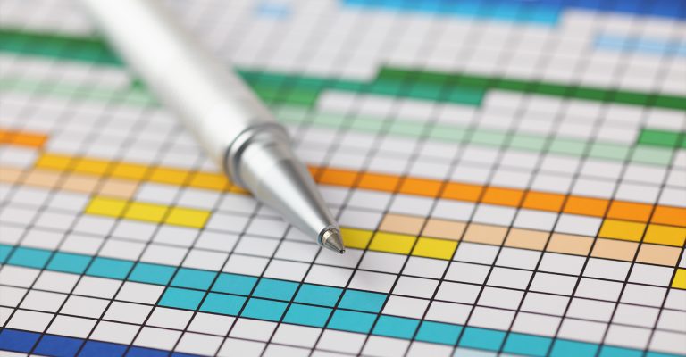 Using Gantt chart in project management