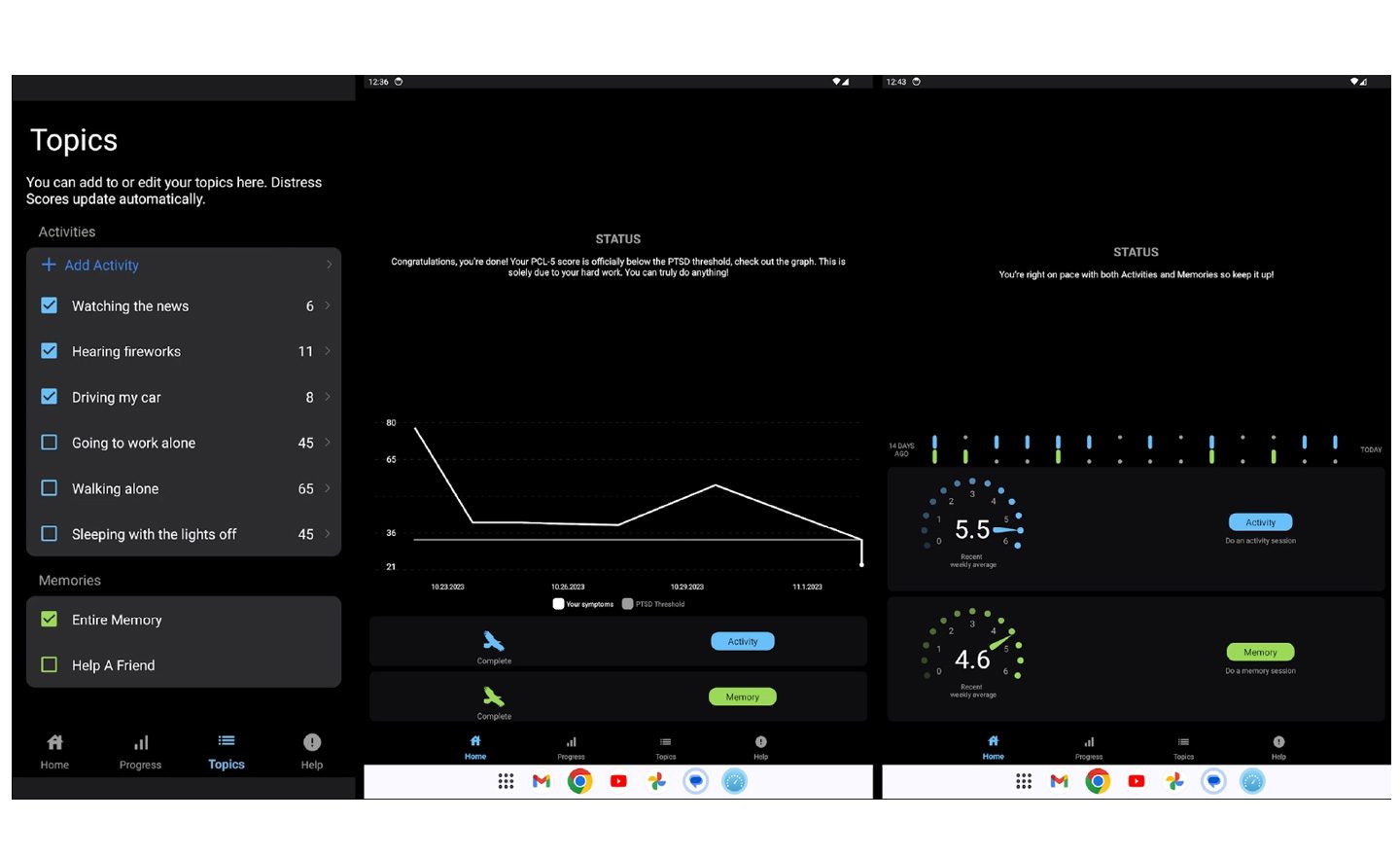 TRAUMA BRACE ANDROID APP IN UKRAINE