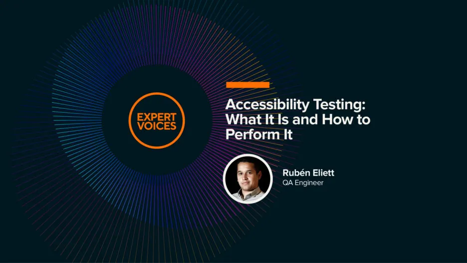 What is accessibility testing – banner