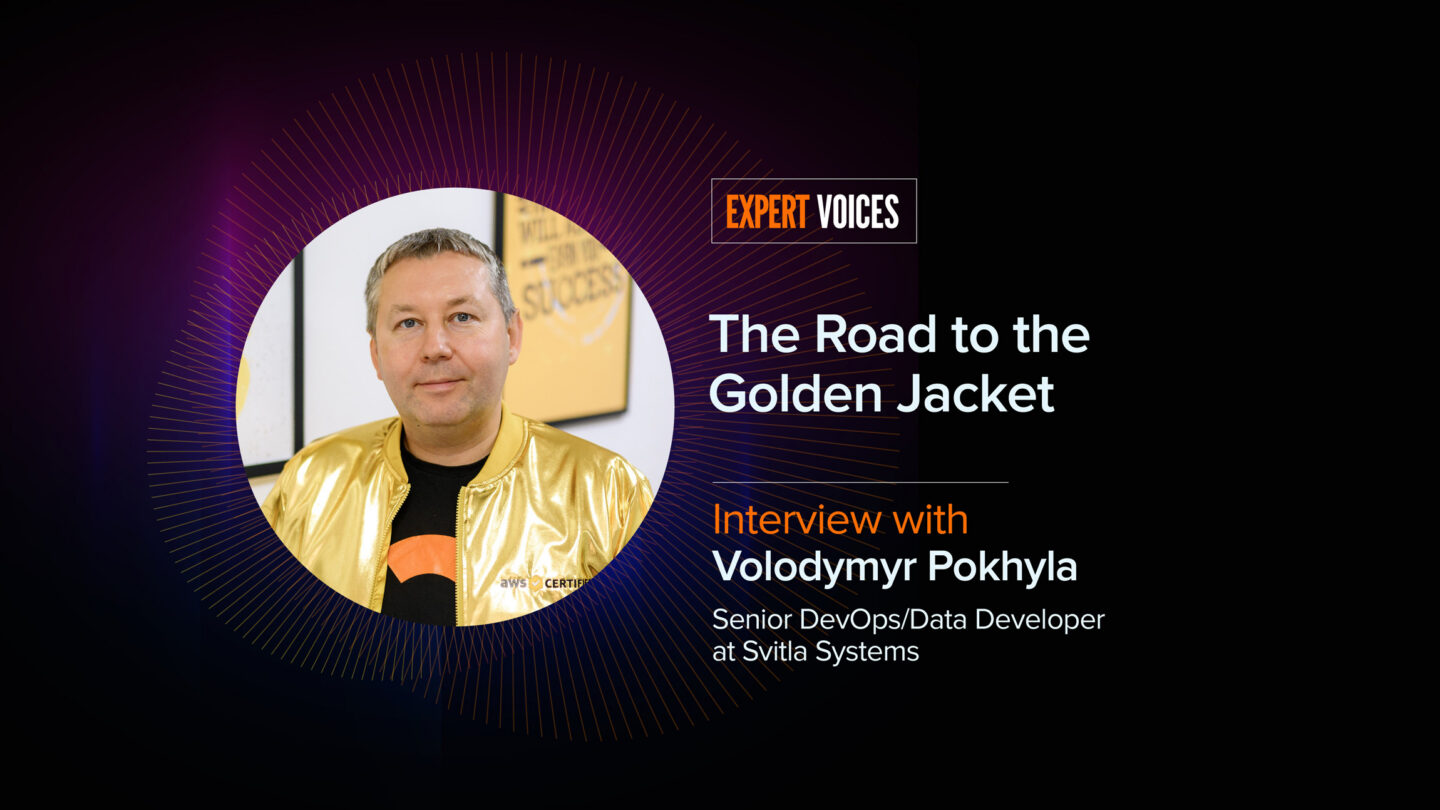 [Article cover] Interview with AWS Golden Jacket winner