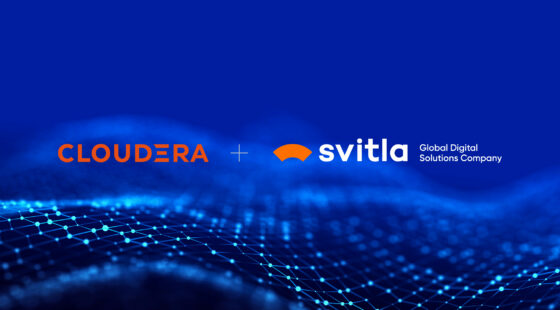 Press release cover for blog (Svitla and Cloudera partner announcement)