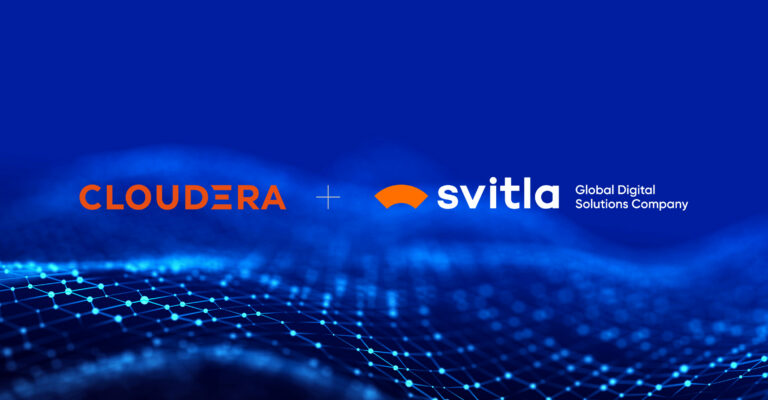 Press release cover for blog (Svitla and Cloudera partner announcement)