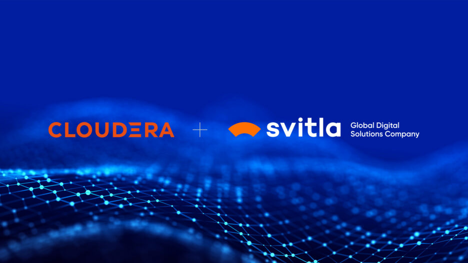 Press release cover for blog (Svitla and Cloudera partner announcement)