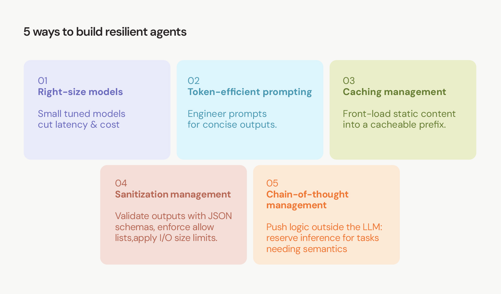 5 ways to build resilient agents