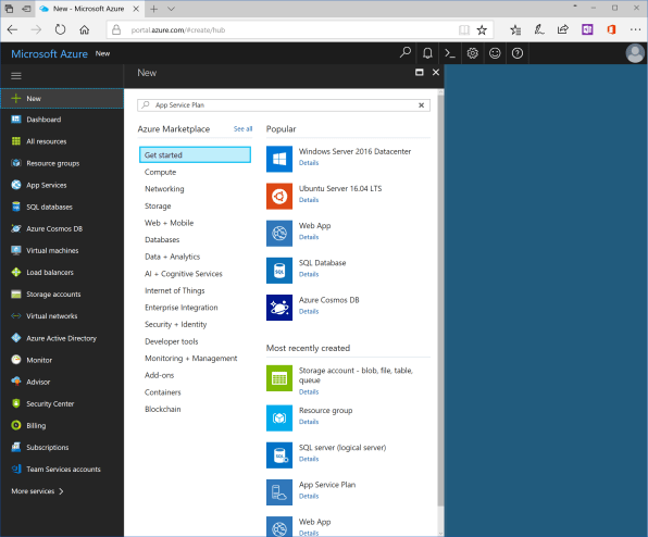 App Service plan