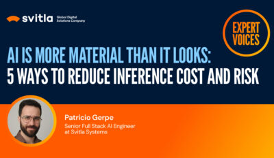 AI is more material than it looks: 5 ways to reduce inference cost and risk