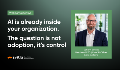 AI adoption was the easy part. Control is a new challenge 